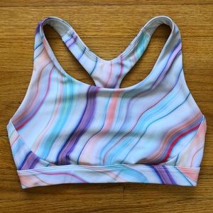 Athleta Ultimate Love Proudly Geode Sports Bra